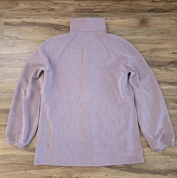 Lululemon Softstreme Cinch-Waist Full-Zip Jacket in size Small, Twilight Rose - Picture 2 of 5
